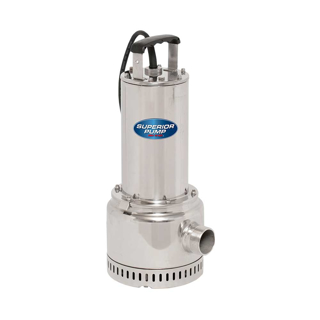 Picture of Superior Utility Pump | 1 HP | Stainless Steel | 1-1/2-In. NPT | 5898 GPH