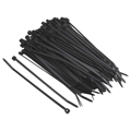 Picture of Ironton Multi-Pack Cable Zip Ties | 100-Pk | 5-In. L x .142-In. W | 40-Lb. Tensile Strength | Black