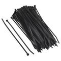 Picture of Ironton Multi-Pack Cable Zip Ties | 100-Pk | 7-In. L x .142-In. W | 40-Lb. Tensile Strength | Black