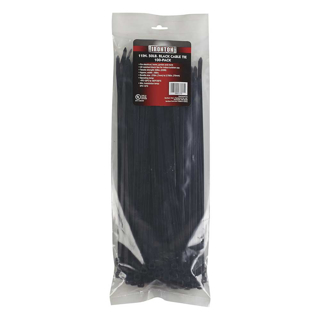 Picture of Ironton Multi-Pack Cable Zip Ties | 100-Pk | 11-In. L x .189-In. W | 50-Lb. Tensile Strength | Black